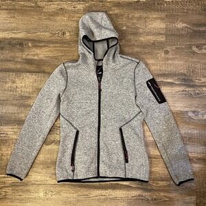 HFX Performance Apparel Women's Size Large Hooded Full‎ Zip Fleece Winter Jacket